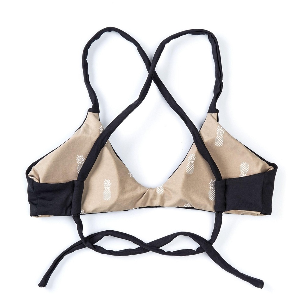 Midori Black Nani Bikini Top